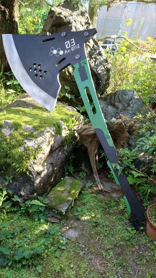 コスプレ小道具　斧　怪獣８号　キコル　武器　ハンドメイド Amazon.co.jp: 怪獣8号 武器 保科宗四郎 四ノ宮キコル コスプレ道具 斧