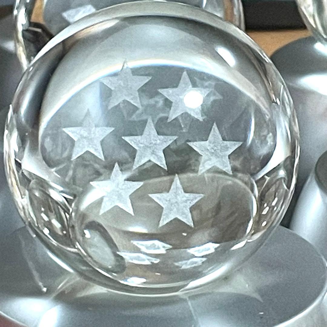 ドラゴンボール 七星球 7種セット ガラス製 台座付き