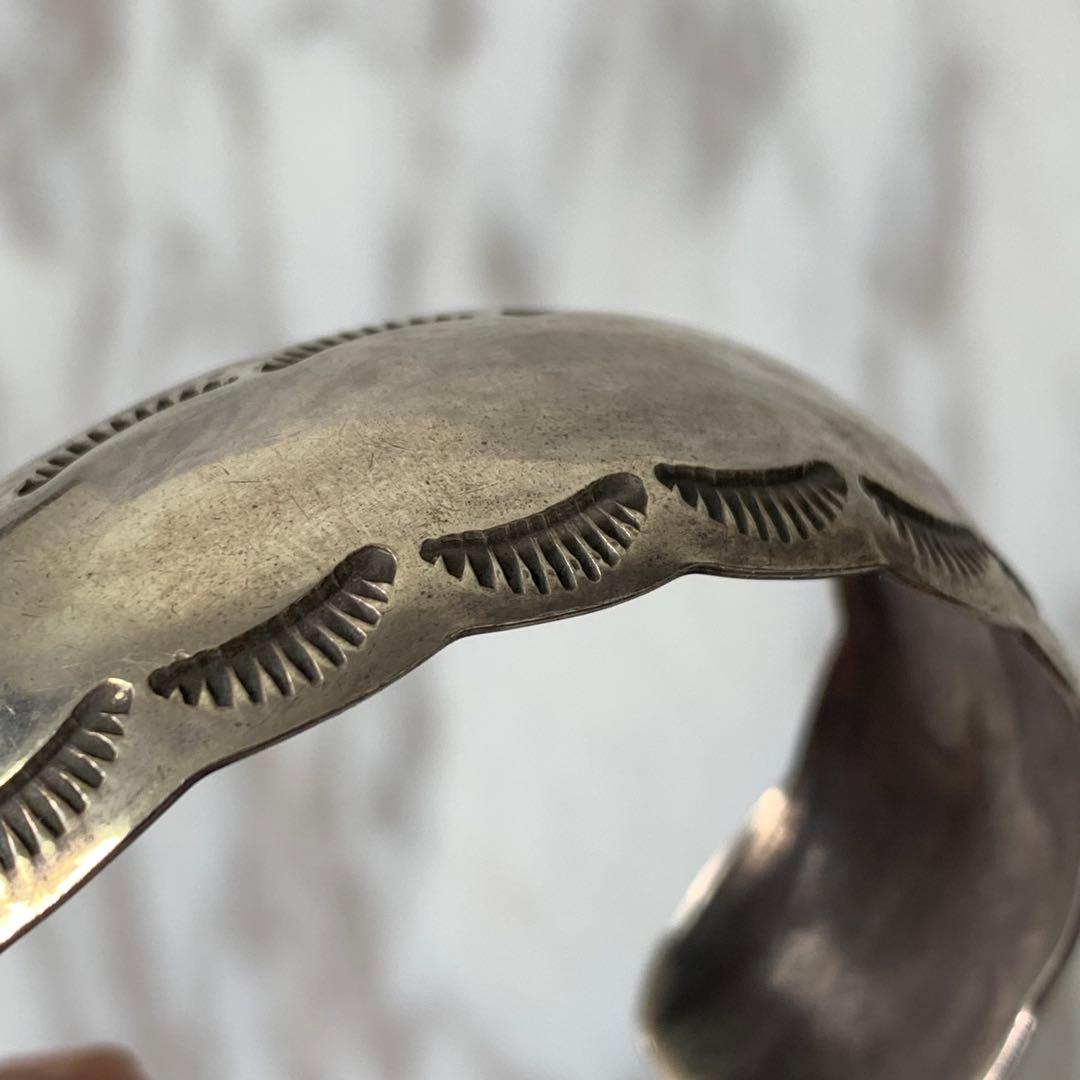 ナバホ族 W.TRACY バングル STERLING 刻印 vintageの通販はau PAY