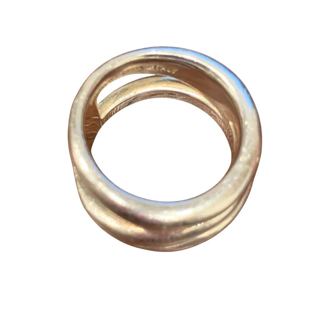 Tiffany ティファニー ダイアゴナルリング 9-11号シルバー925 - メルカリ