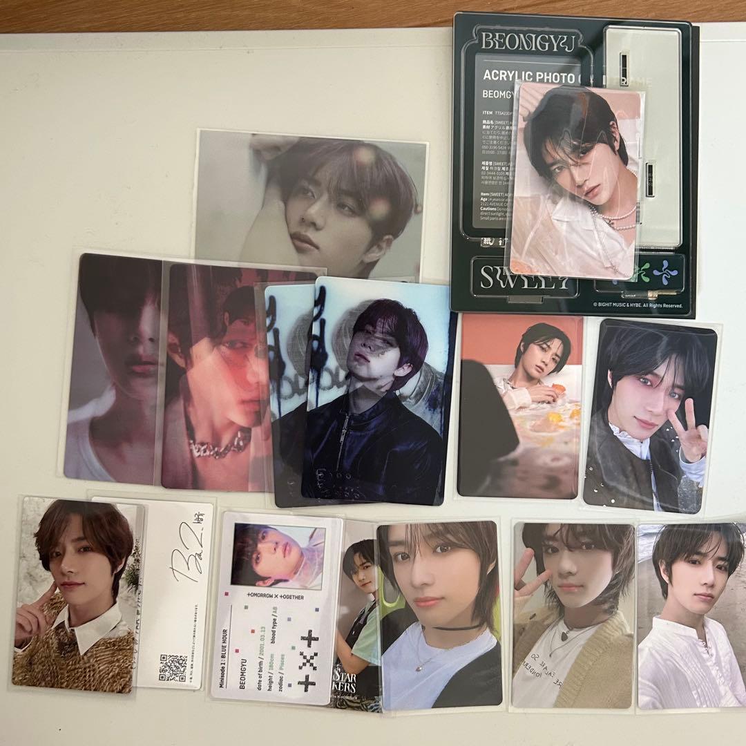 txt sweet ボムギュ アクリルフレーム トレカ ポップアップ - メルカリ