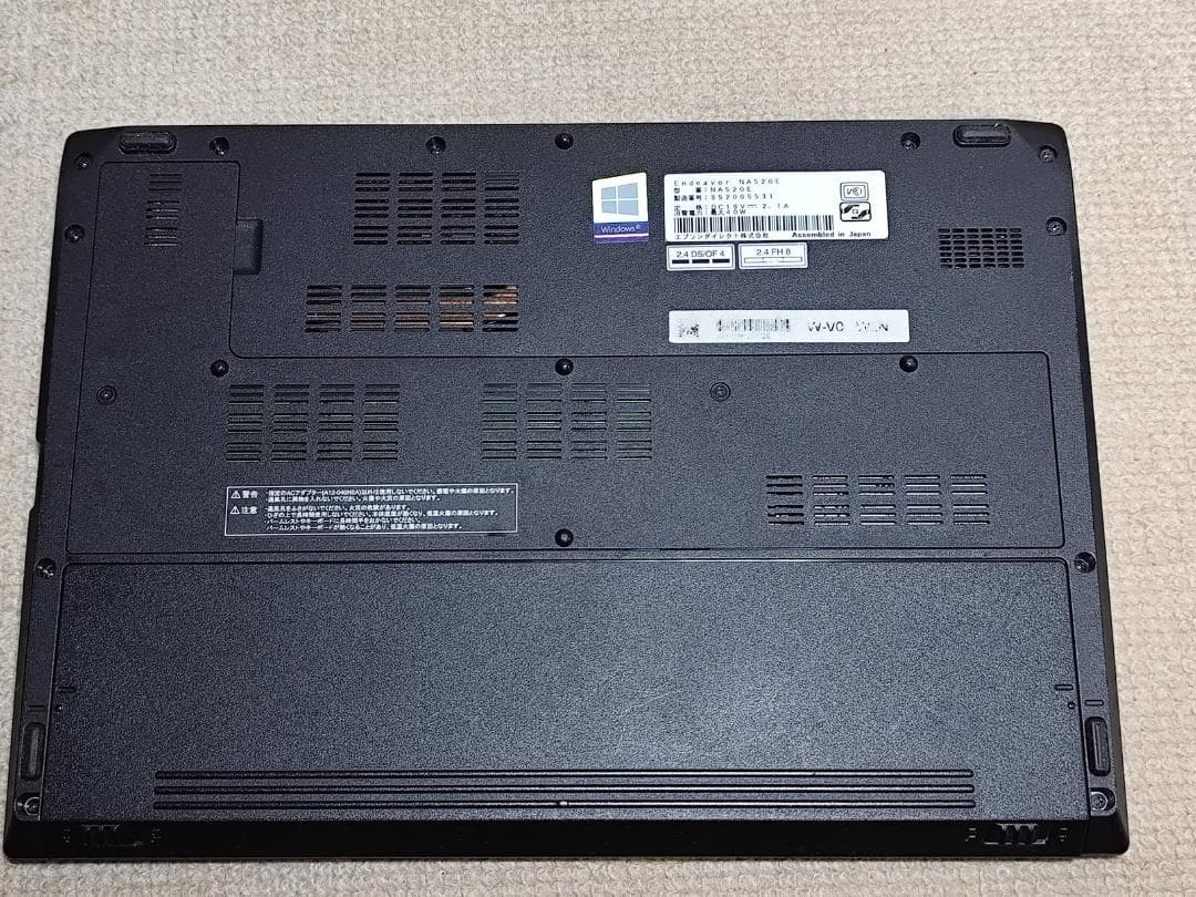 EPSON NA520E Ci5 1.6Ghz FHD SSD256GB 訳あり