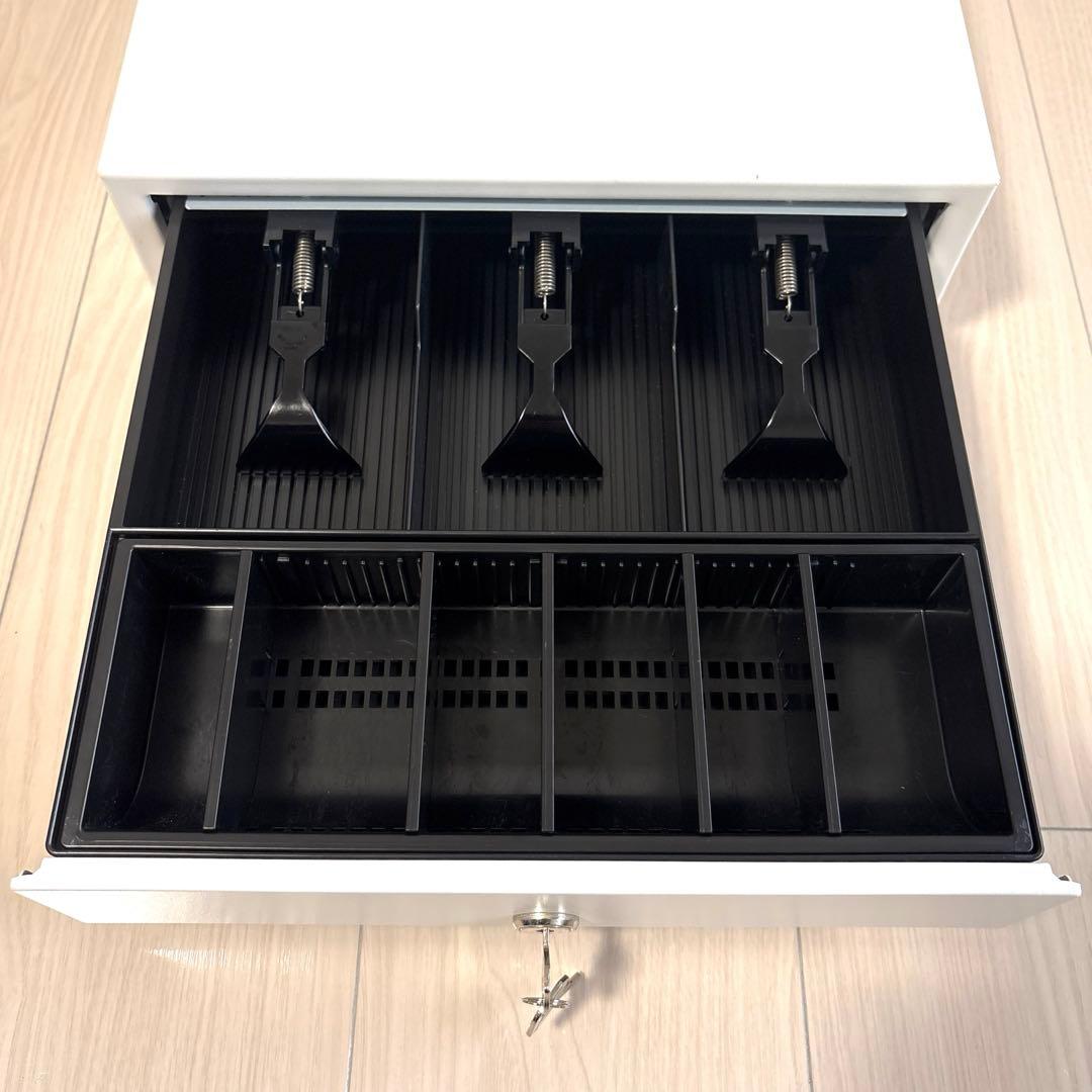 セイコーインスツル レシートプリンター キャッシュドロワ セット 白