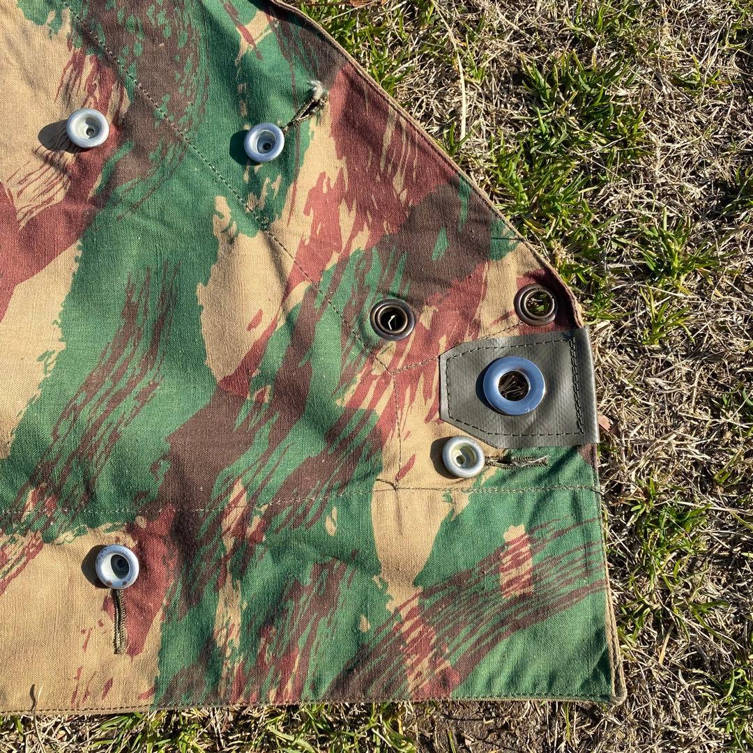 レア】フランス 軍幕 M51 リザードカモ 1枚 タープ テント - メルカリ