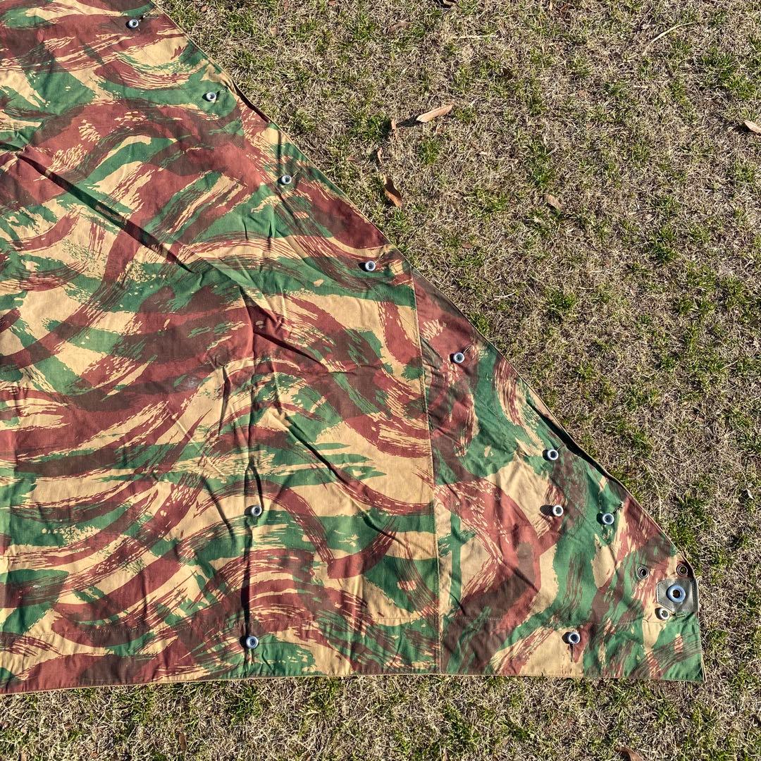 レア】フランス 軍幕 M51 リザードカモ 1枚 タープ テント - メルカリ