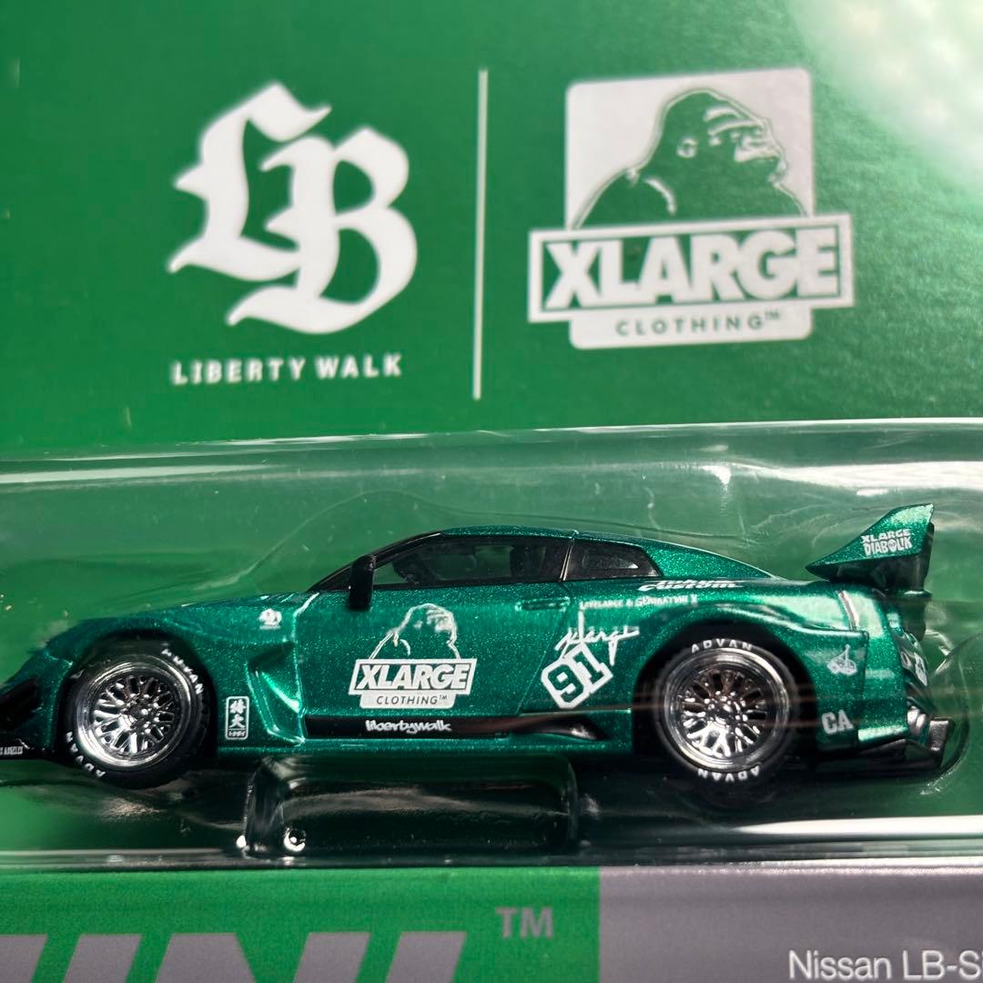 MINIGT LBWK × XLARGE GT NISSAN 35GT 緑 - メルカリ
