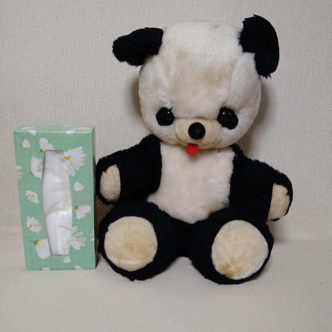 ■昭和レトロ 大きなパンダのぬいぐるみ　ビンテージ