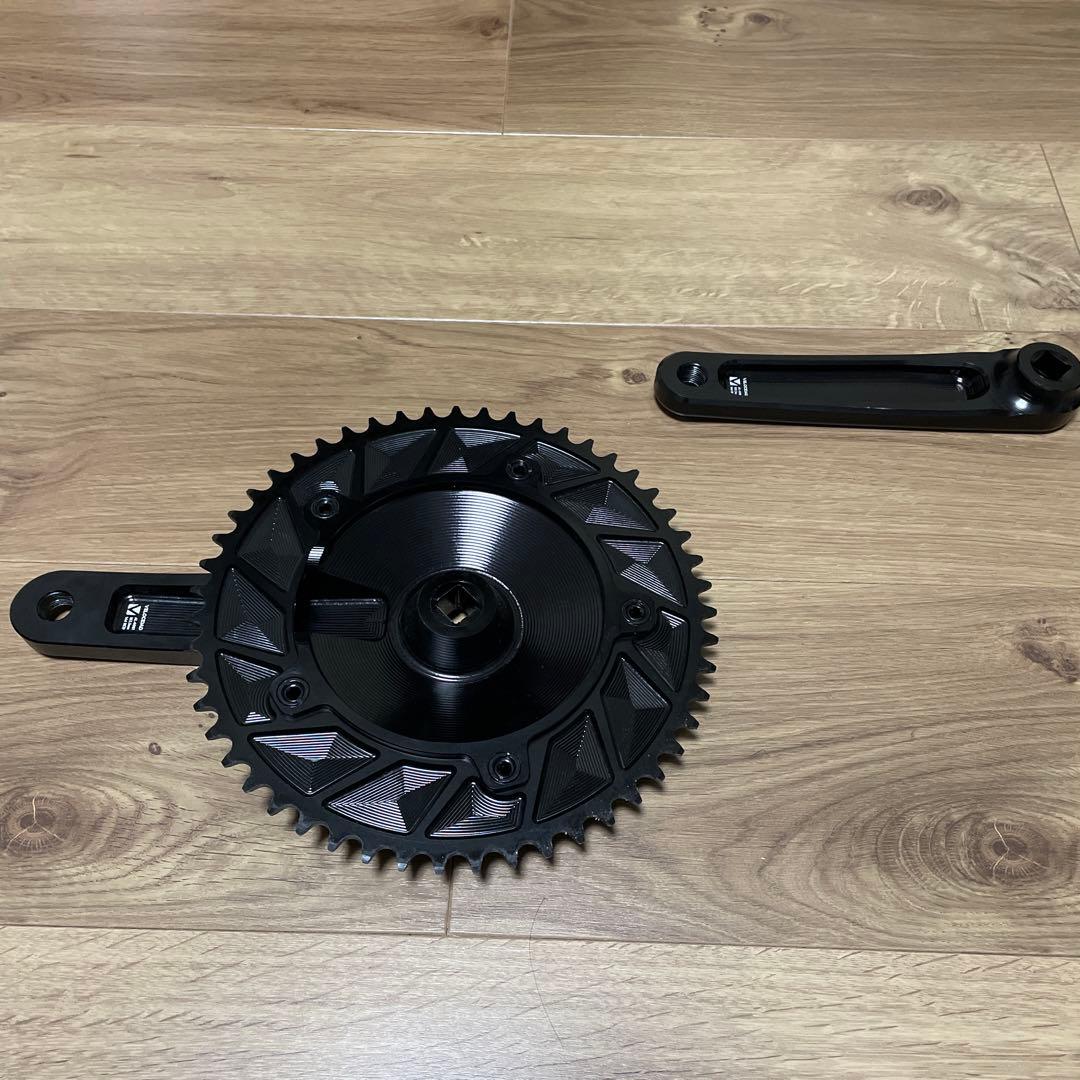 VELOCIDADAEROCORE スクエアテーパークランク 52t ピスト競輪 - メルカリ