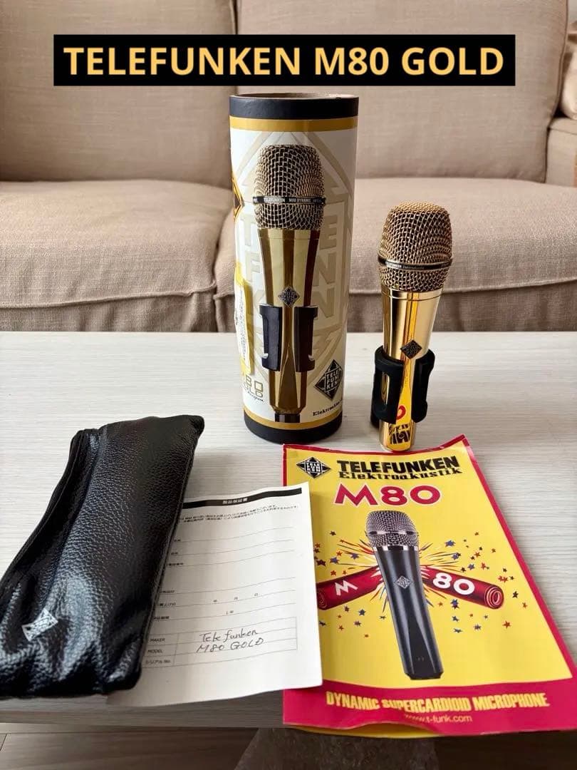 Telefunken M80 Gold ダイナミックマイク - メルカリ