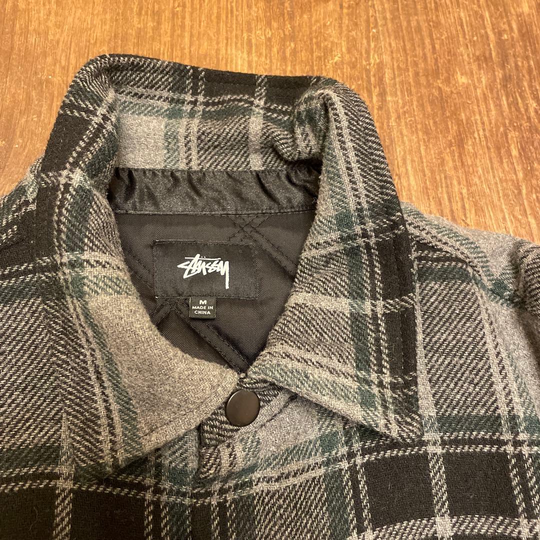Stussy チェック柄 フランネルシャツ M