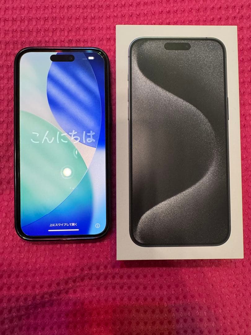 超美品❗️iPhone１５pro max◆ブラックチタニウム◆２５６ＧＢ iPhone 15 Pro Max 256GB ブラックチタニウム iPhone 15 Pro Max