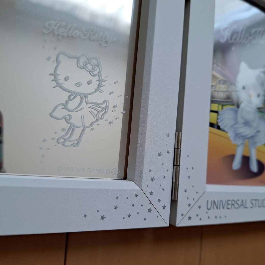 キティ　USJ　ミラーつき写真立て　新品未使用　当時物　平成レトロ