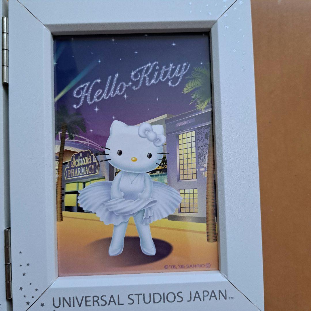 キティ　USJ　ミラーつき写真立て　新品未使用　当時物　平成レトロ