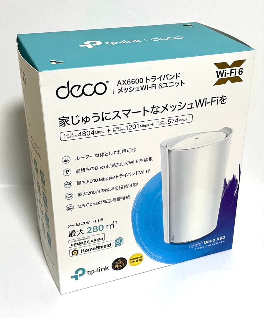 TP-Link】Deco X90 AX6600 - メルカリ