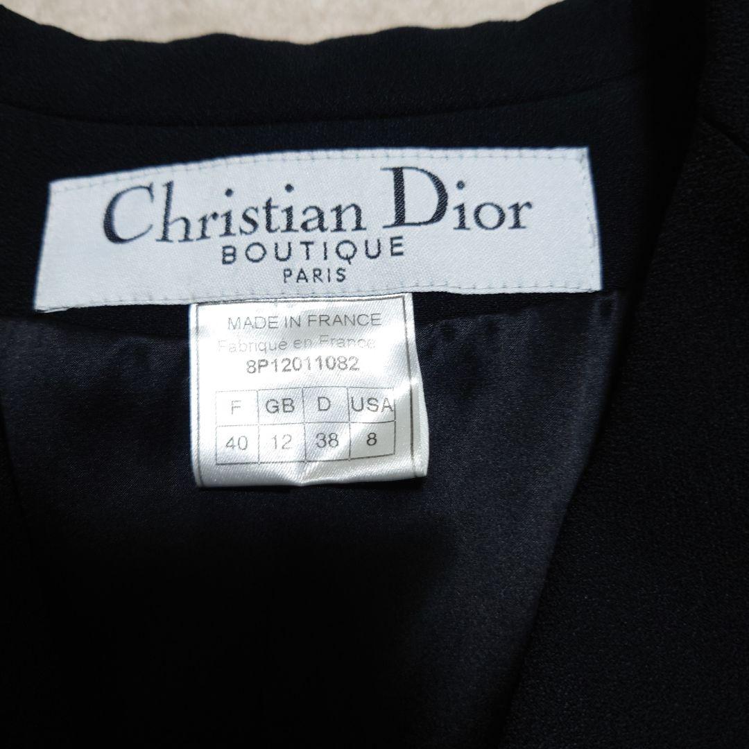 Christian Dior 美品 黒スーツ フランス製 - メルカリ
