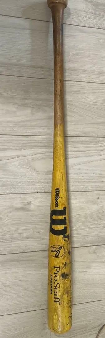 池山隆寛 実使用バット サイン入り - メルカリ