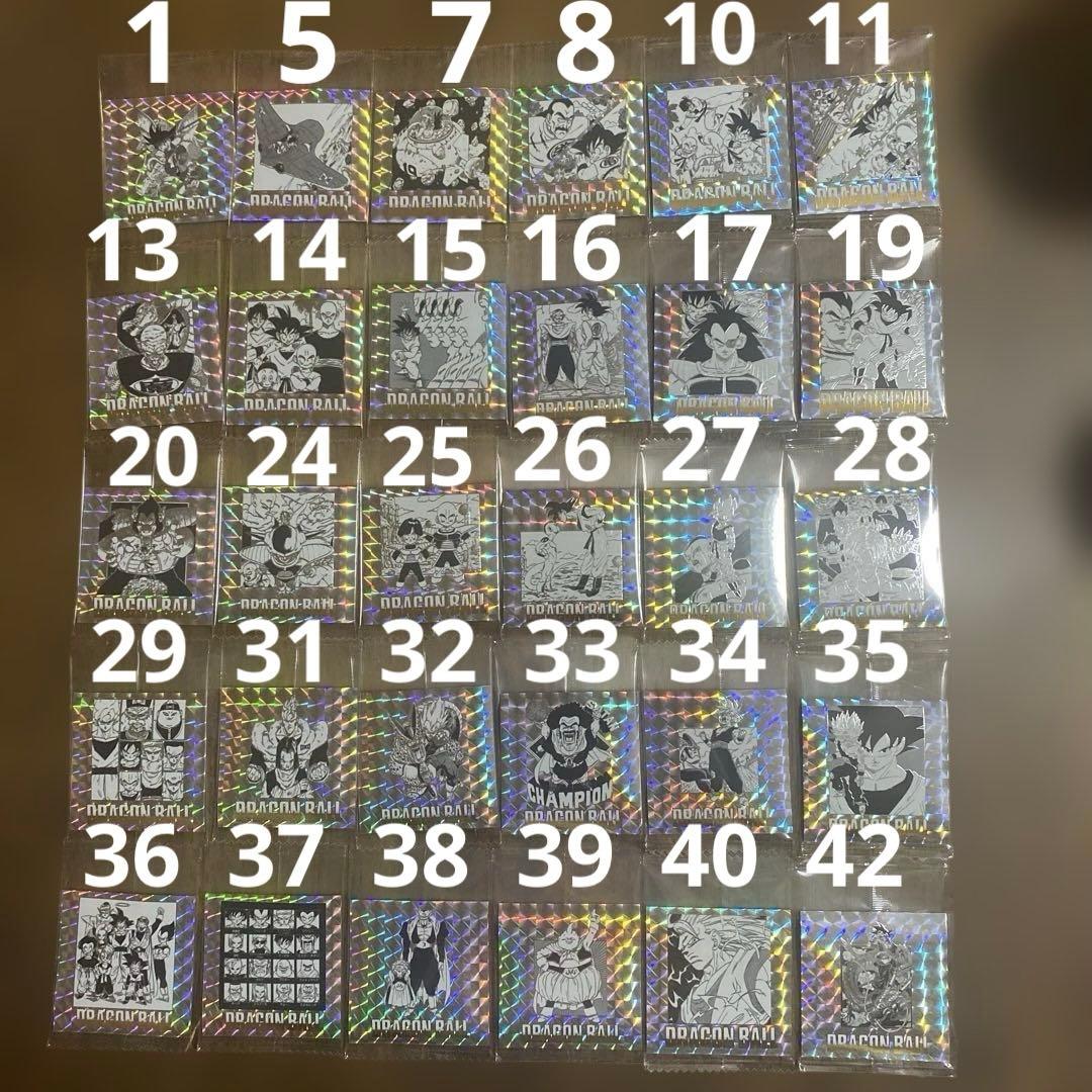 ドラゴンボール40周年記念 シールウエハース２ バラ売り４枚以上から