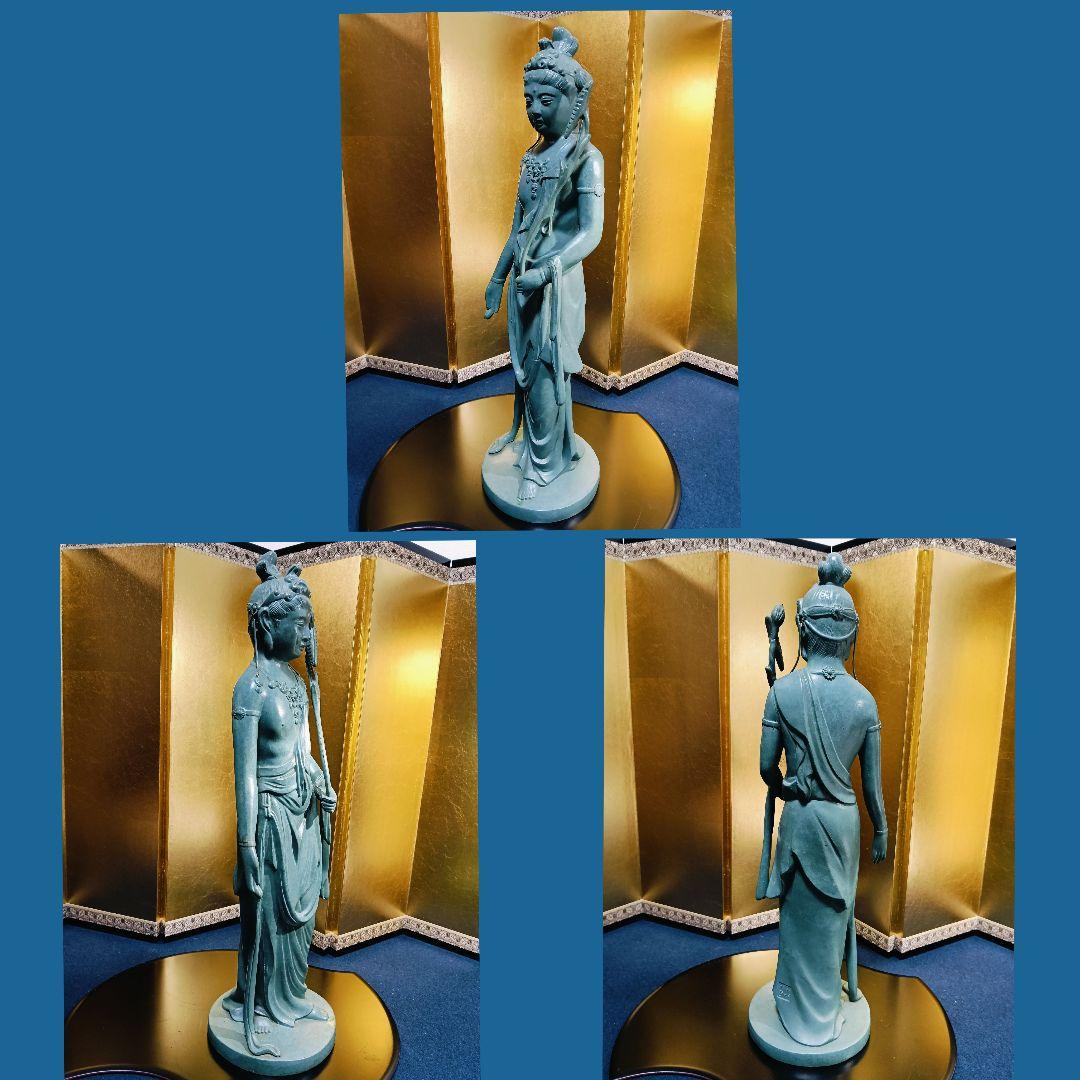 はろはろ様専用AL7 高村光雲 原型 観音菩薩 仏像 青銅色 ブロンズ