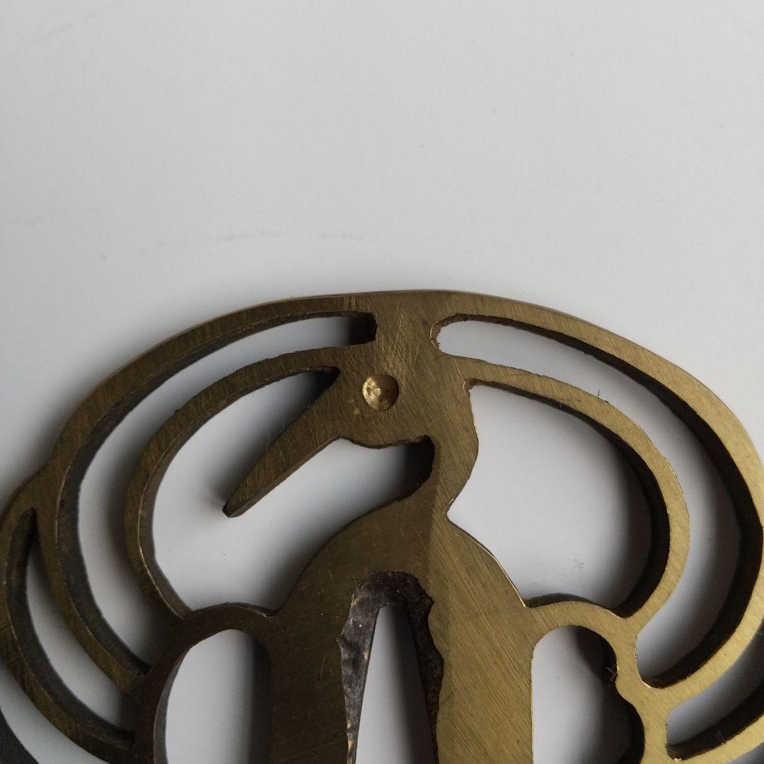 刀の鍔 鶴丸透かしの図 - メルカリ