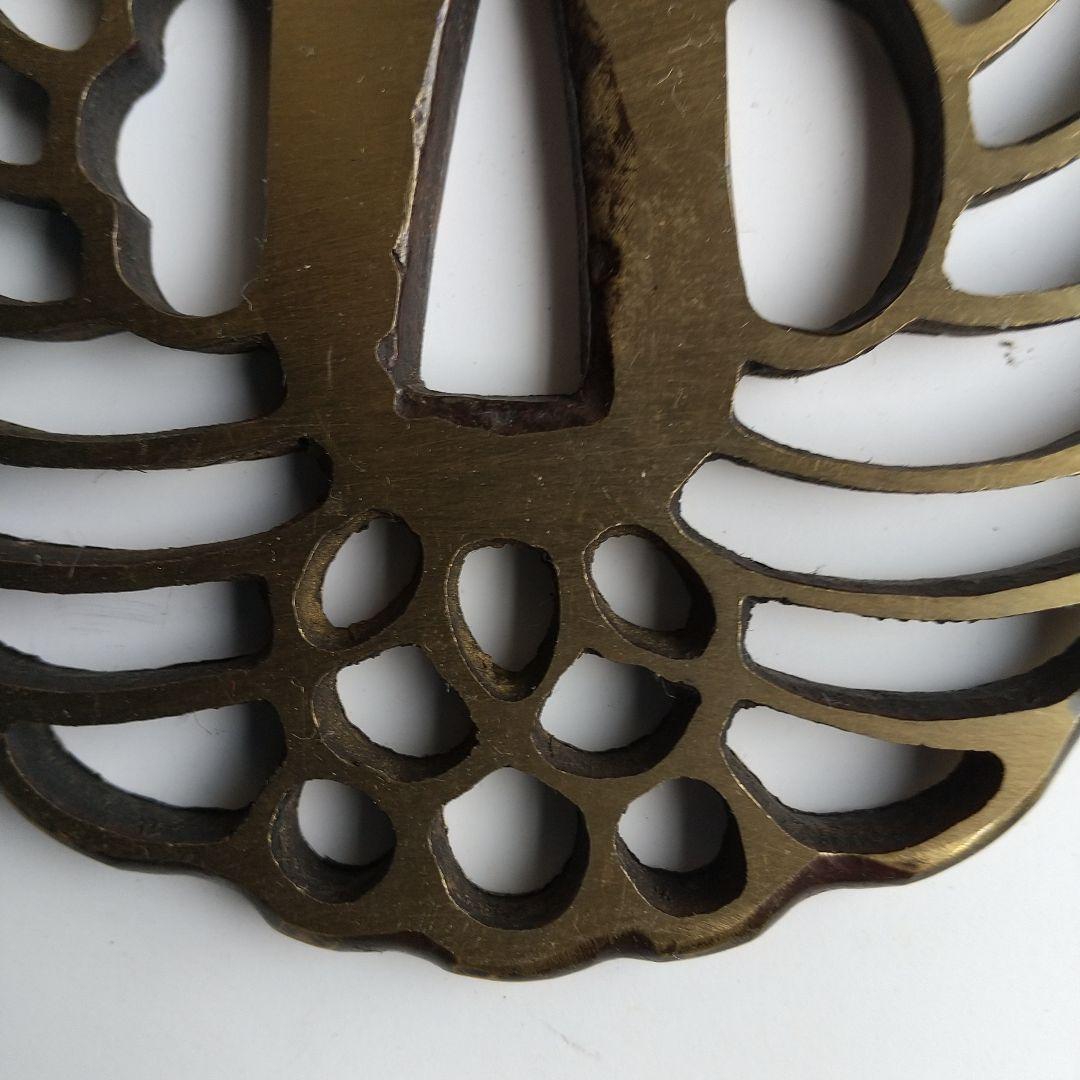 刀の鍔 鶴丸透かしの図 - メルカリ