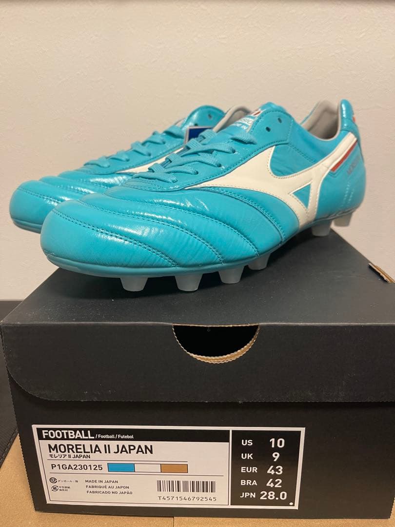【最終値下】Mizuno モレリア II Japan ブルー 28.0cm