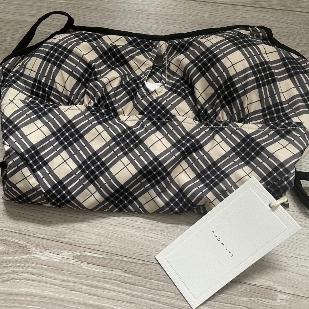 Nadia check swimsuit andmary アンドマリー 水着