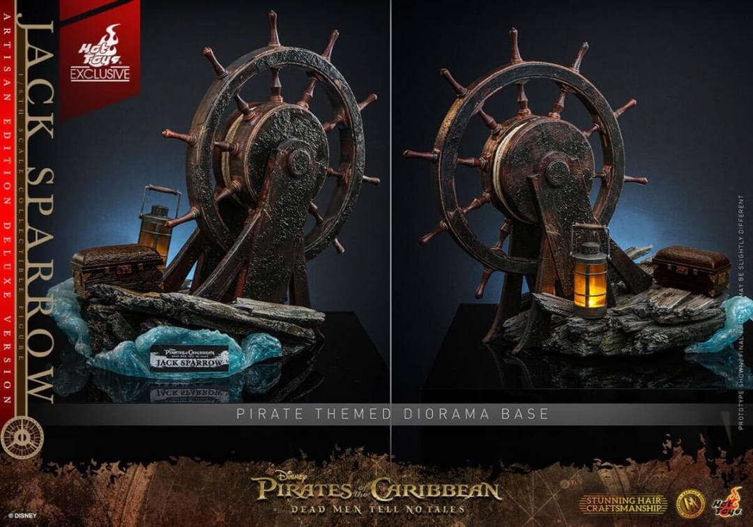 ホットトイズ 1/6 ジャック・スパロウ 2.0 植毛版 DX39AE