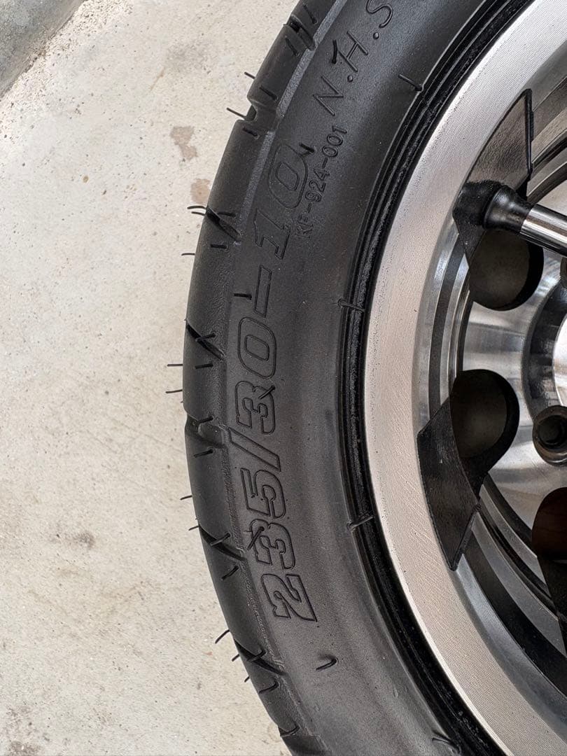 しいたさん専用 ジャイロ用ブラックアルミホイール引っ張りタ - メルカリ