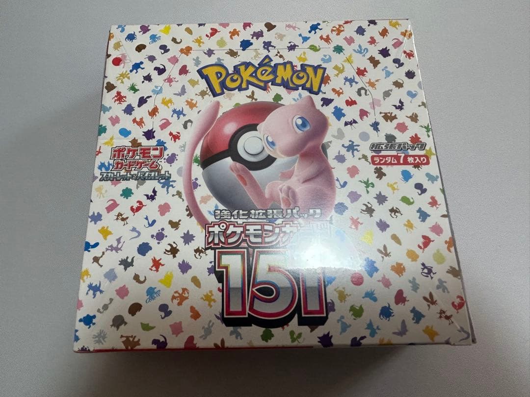 ポケモン151 未開封BOX シュリンク付き ◇本日発売❗ポケモンカード151シュリンク付き未開封BOX 13,000円買取