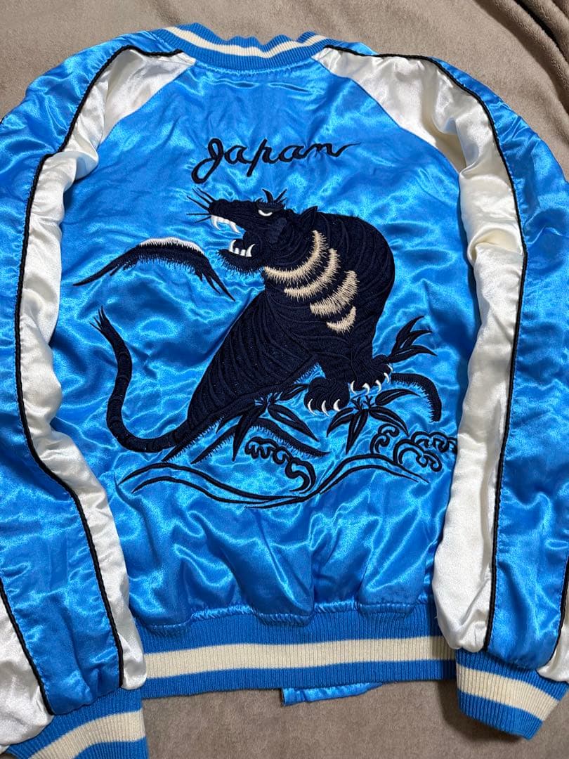 GUMU vintage 虎 鷲 日本限定 スカジャン サテン unisex - メルカリ