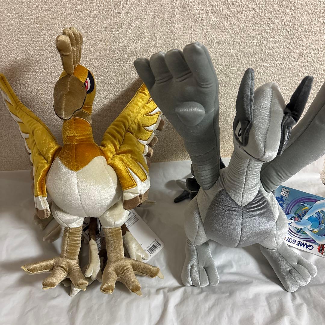 ポケモンセンター限定 金銀 プレミアムぬいぐるみ ホウオウ & ルギア