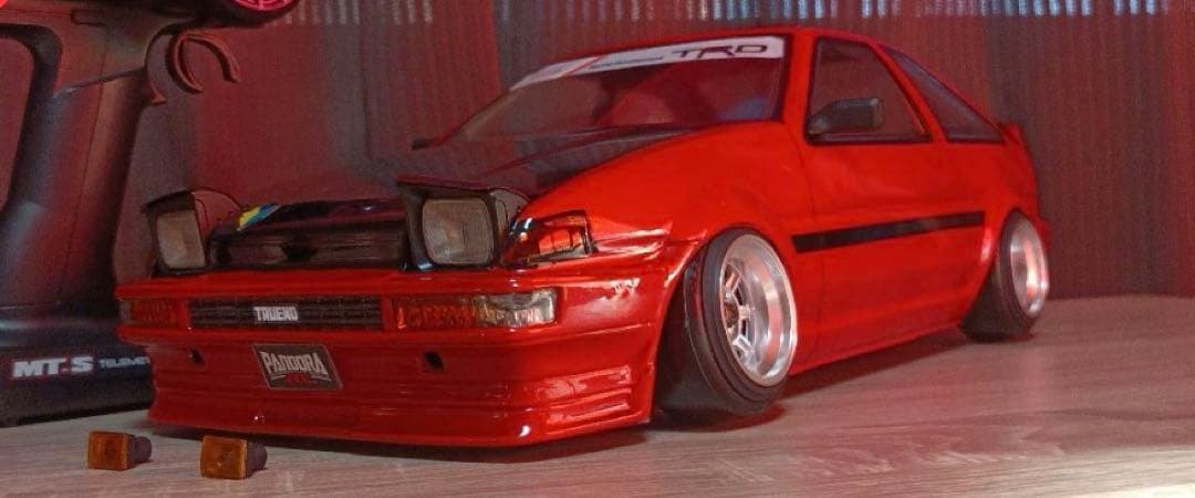 JJ品。 ドリラジ　フルセットAE86 ボディー付き 一応ジャンク