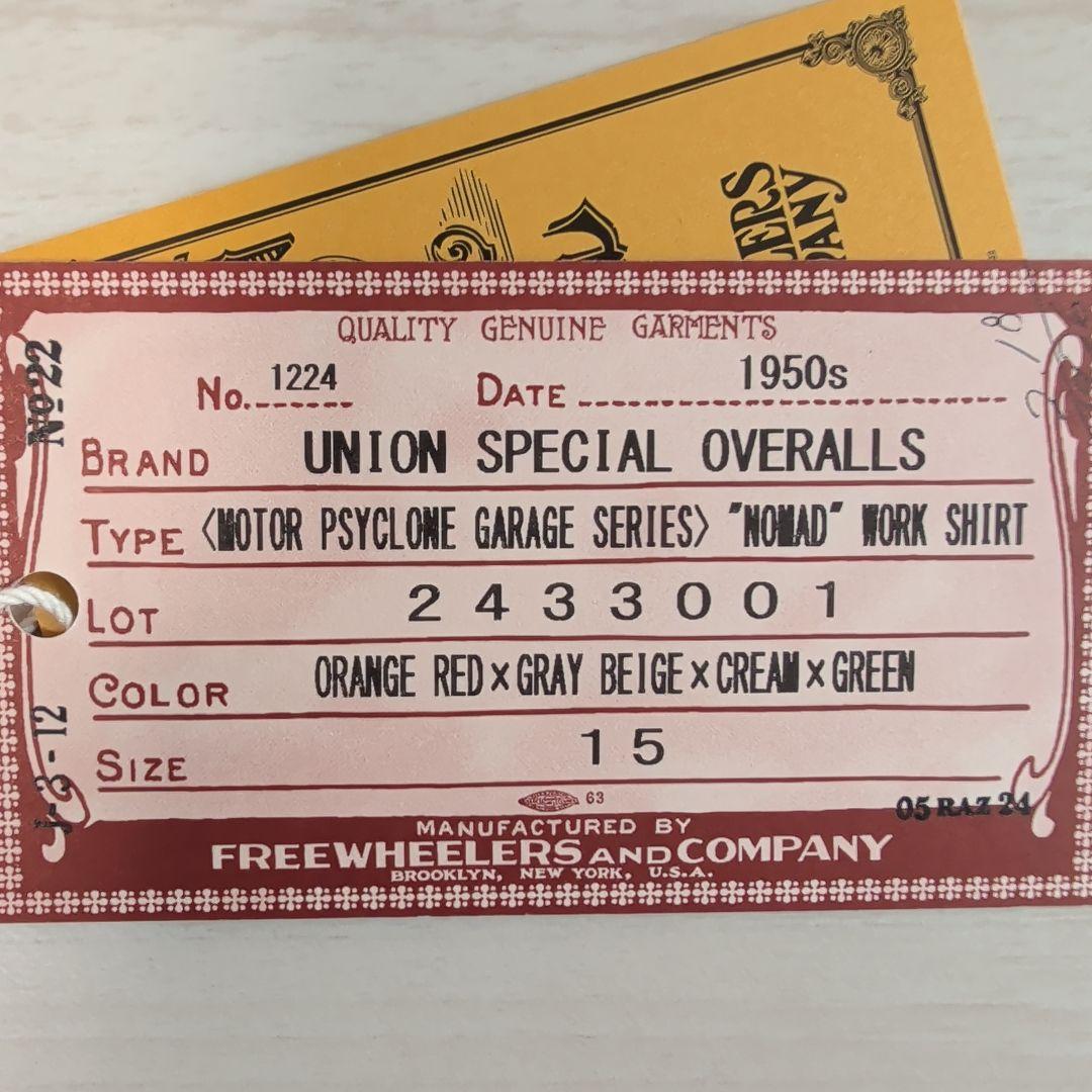 フリーホイーラーズ フランネルシャツ ノマド ワークシャツ サイズ15