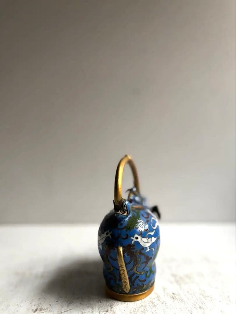 854 コレクション ヴィンテージ 七宝焼 ミニチュア 象のティーセット