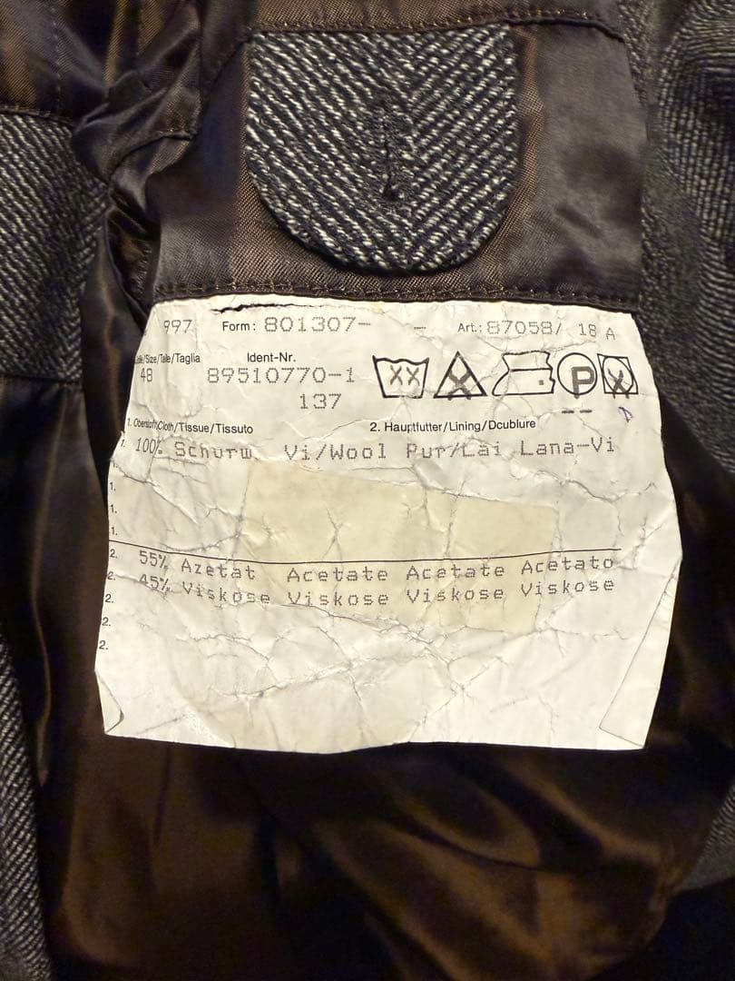 美品】Herringbone Tweed Coat 80-90s - メルカリ