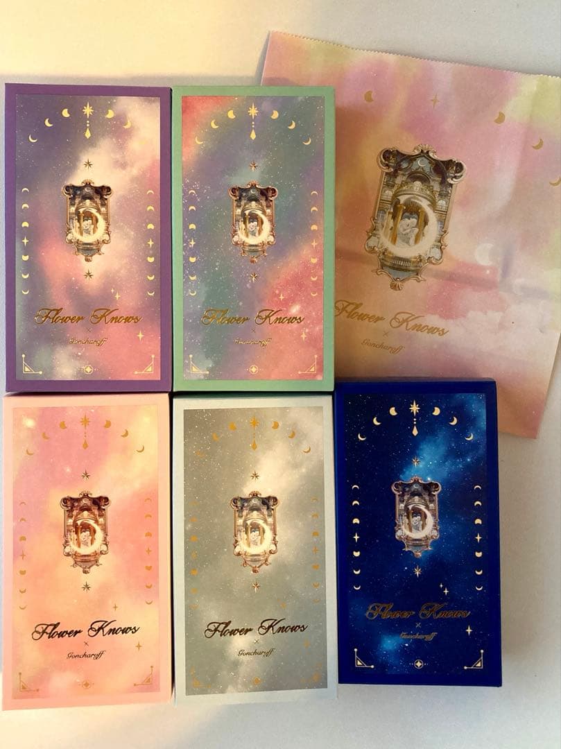 新品未開封】フラワーノーズ × ゴンチャロフ 5種類 コンプリート 紙袋