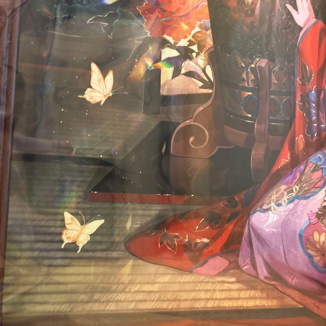 藤ちょこ複製原画(七宝花鳥美人図花瓶)