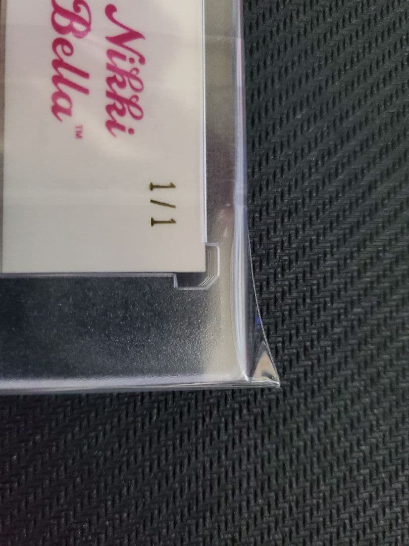 ニッキー　ベラ　キスカード　1/1 TOPPS WWE