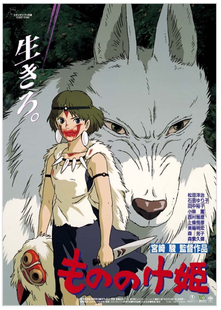 新品未開封】ジブリ劇場用 B2ポスター となりのトトロ もののけ姫 計2