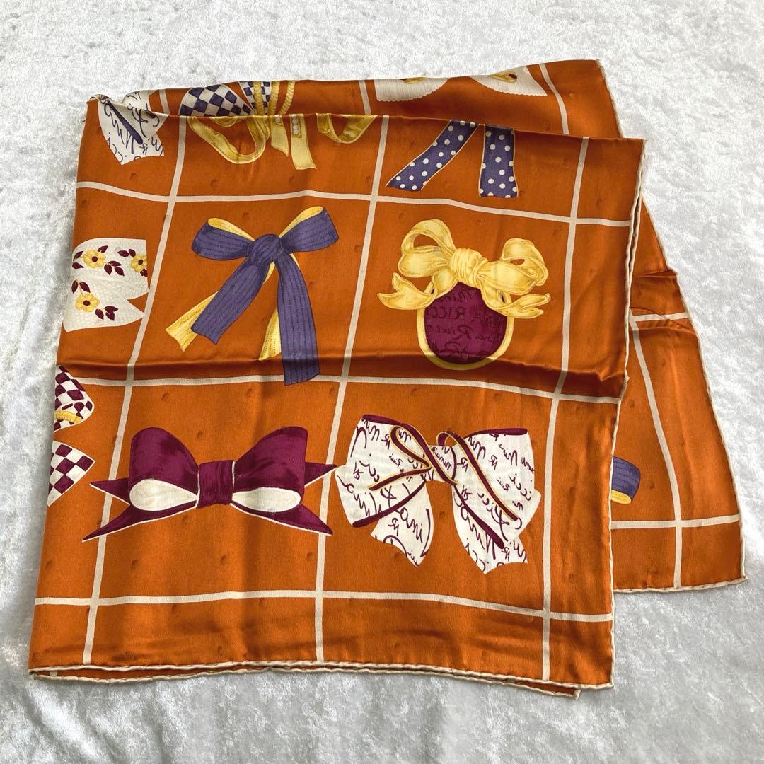 Nina Ricci ニナリッチ 大判スカーフ シルク イタリア製 - メルカリ