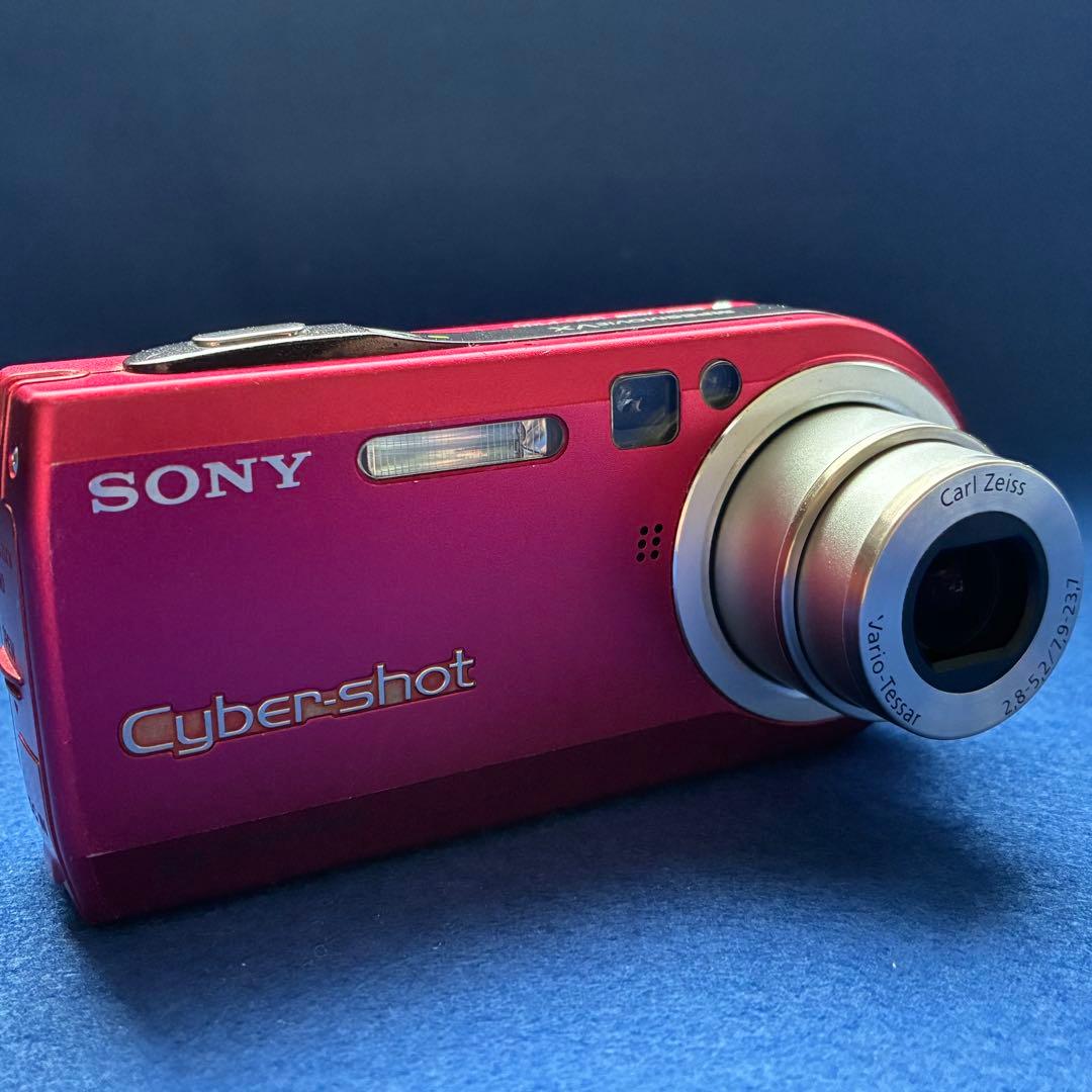 美品】SONY Cyber-shot DSC-P100赤【箱付き／完動品】 - メルカリ