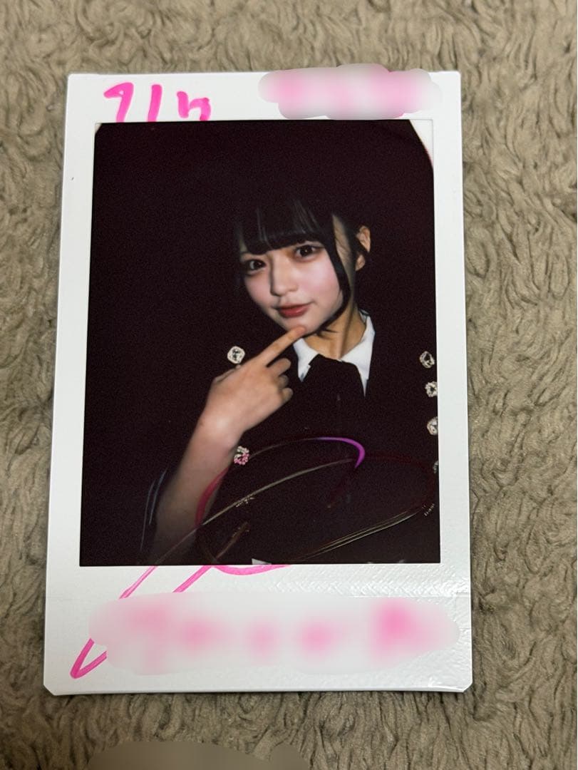 iLiFE! 那蘭のどか チェキ コメント サイン入り - メルカリ