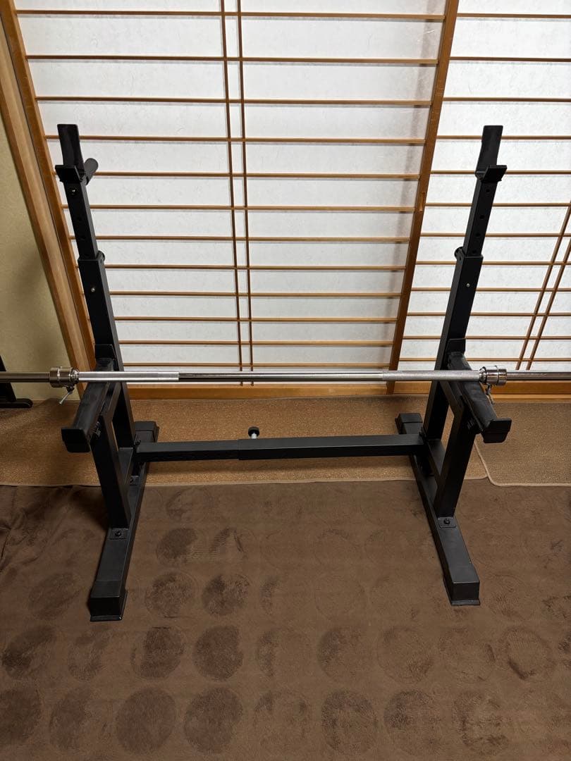 【直接引き取りor手渡し限定/東京都】バーベルラック&バーベルシャフト 直接引き取りor手渡し限定/東京都】バーベルラック&バーベルシャフト