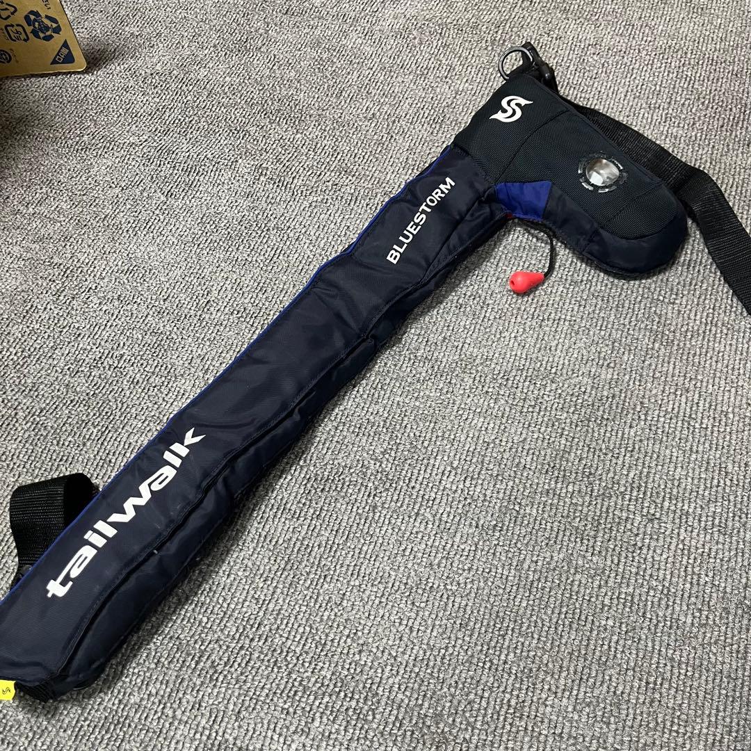BLUESTORM ライフジャケット 桜マーク タイプA 自動膨張ウエストタイプ