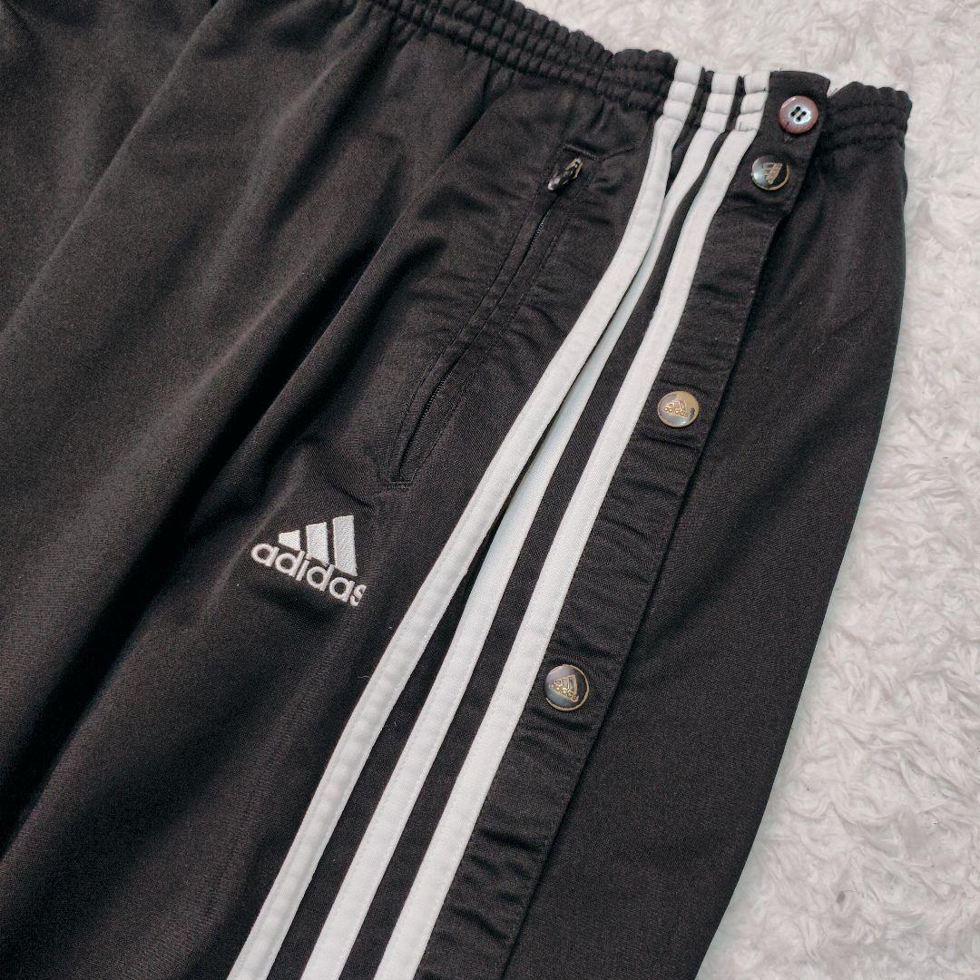 adidas アディダス サイド スナップ ボタントラック パンツ 90s XL