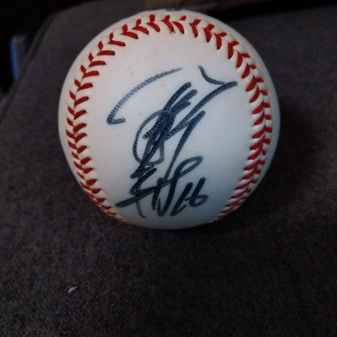 阪神タイガース岡田彰布選手時代サイン入り野球ボール - メルカリ