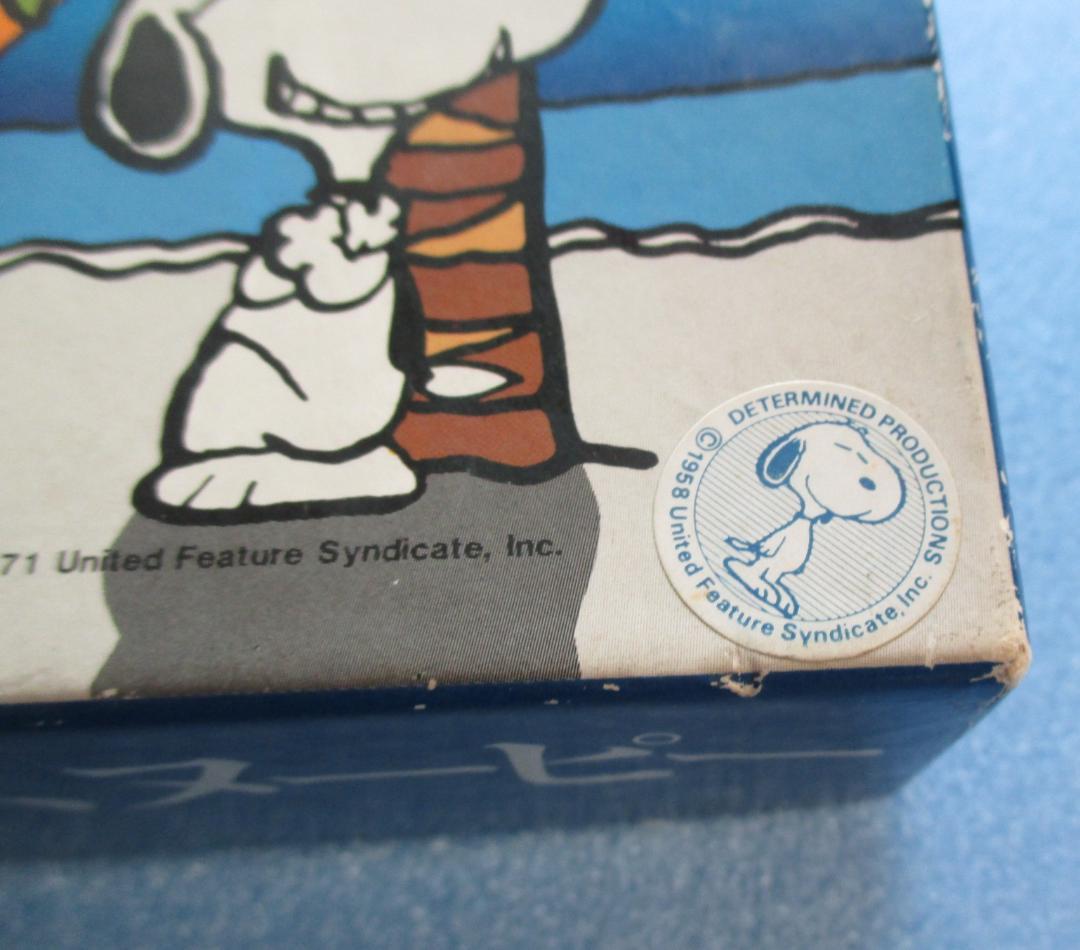 35年以上前◎スヌーピージグソーパズル1000P◎アポロ社トラベリングスヌーピー