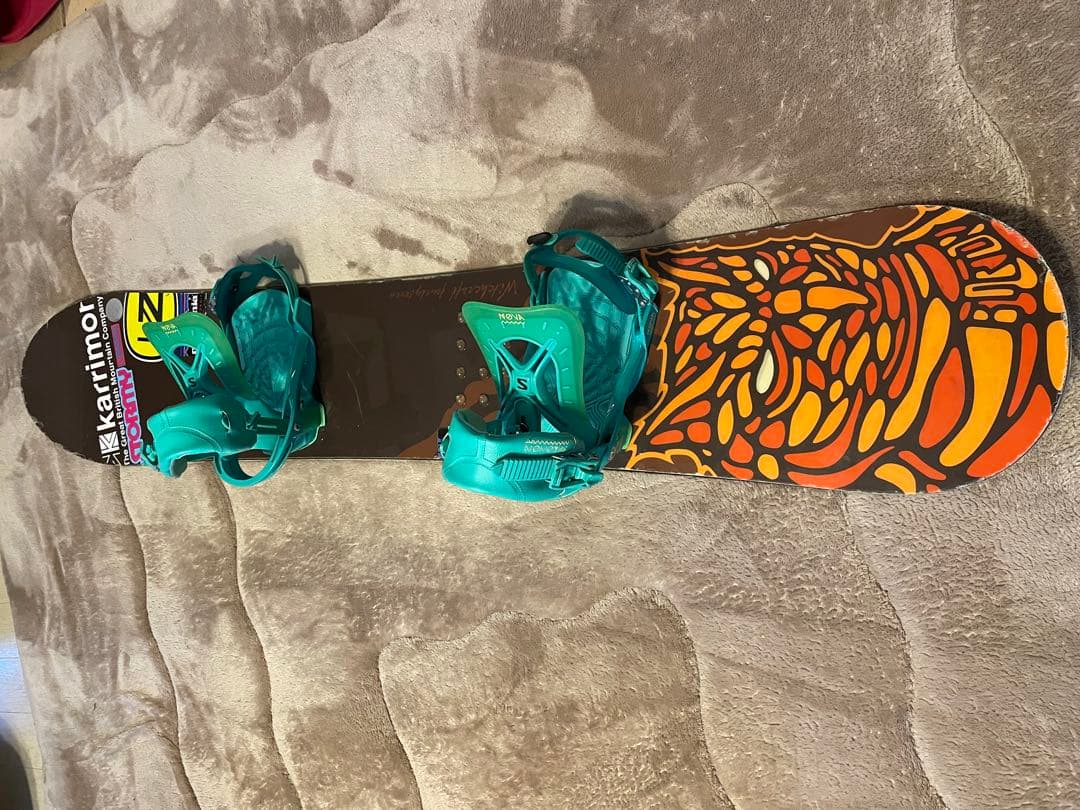 バートン⭐︎スノーボード板&ビンディングセット BURTON バートン MINI GROM スノーボード 板 キッズ ムラサキスポーツ