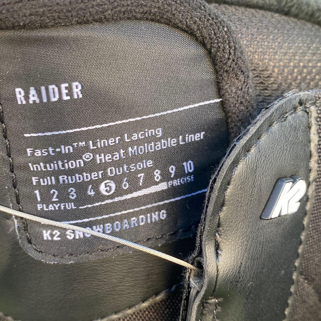 【美品_即日発送】スノボブーツ　K2 RAIDER　26.0cm