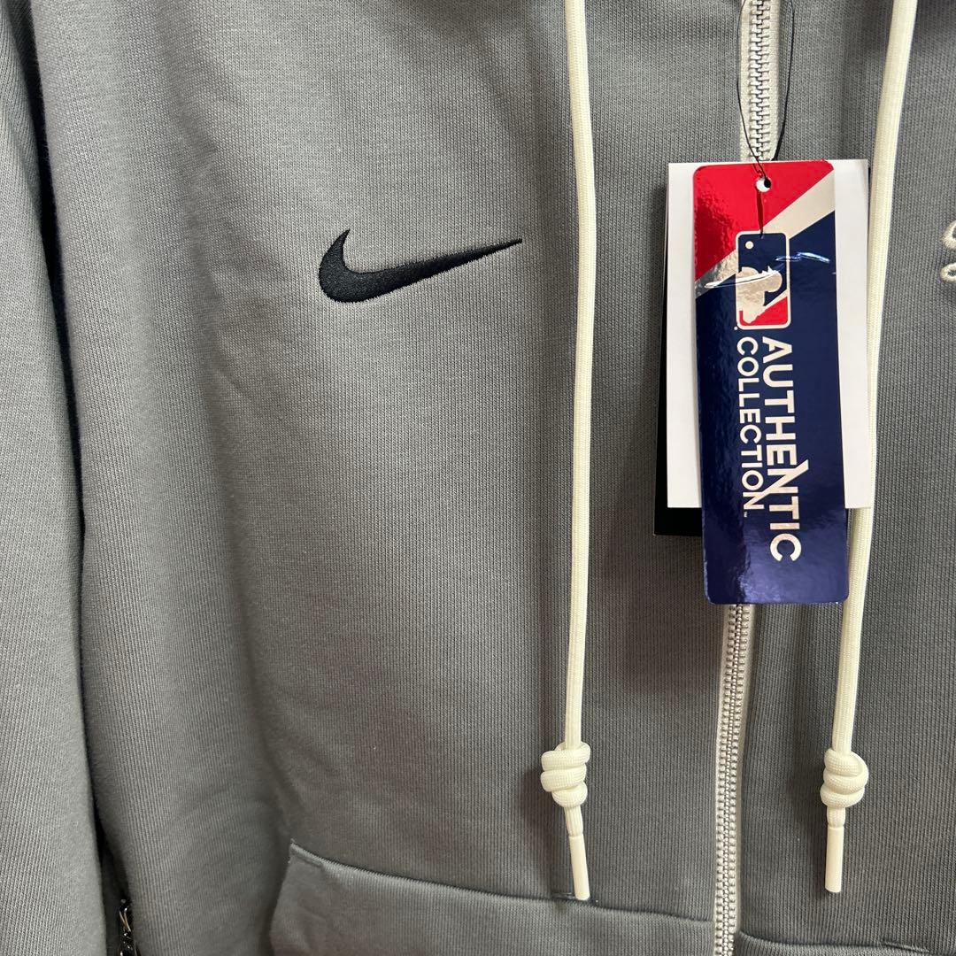 選手着用モデル ナイキオーセンティック Dodgers ジップパーカー L